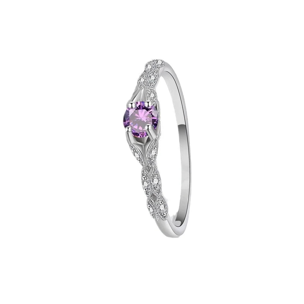Amethyst Eleganz - Schicker Edelstein Temperament Ring
