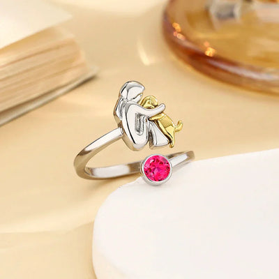 Canine Charm – Eleganter Ring mit Hundesymbol