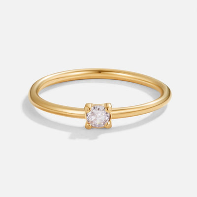 Geburtsstein Goldene Ringe--