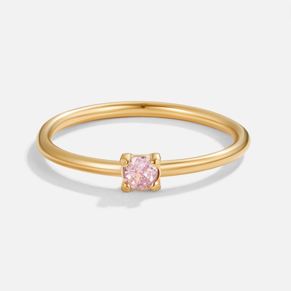 Geburtsstein Goldene Ringe--