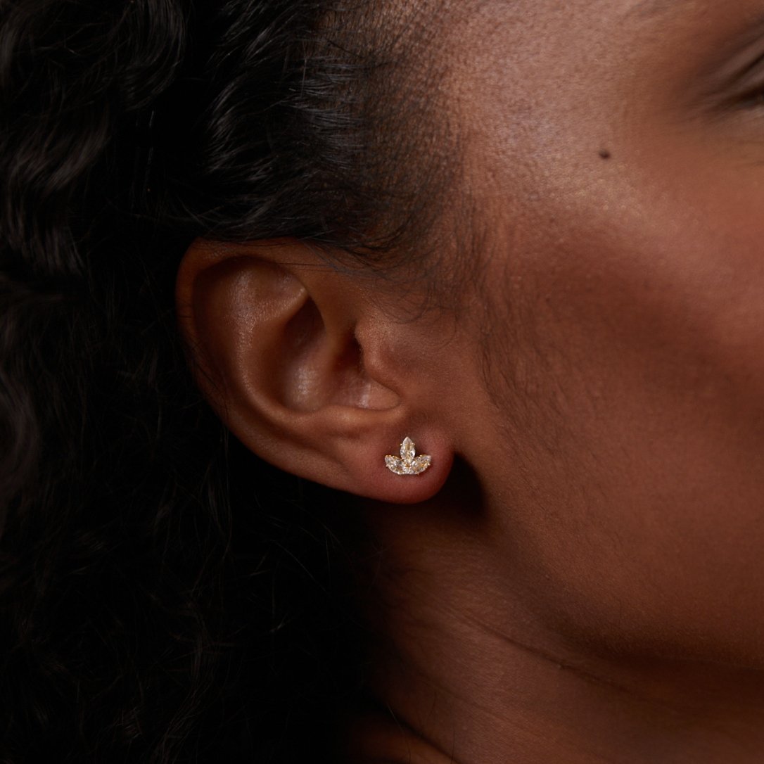 Elegante Wasserfall Ohrringe