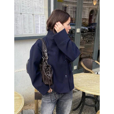 Marvella™ | Herbst Stehkragenmantel