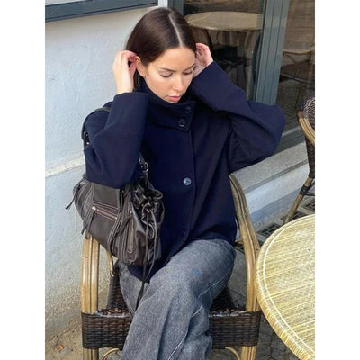 Marvella™ | Herbst Stehkragenmantel