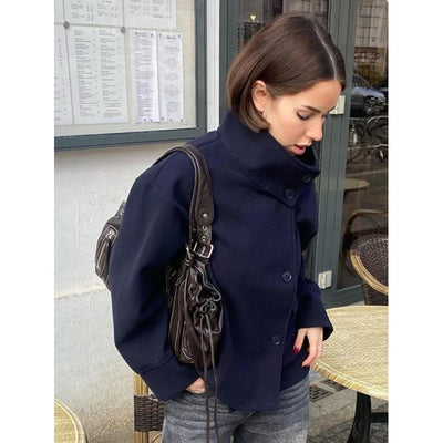 Marvella™ | Herbst Stehkragenmantel