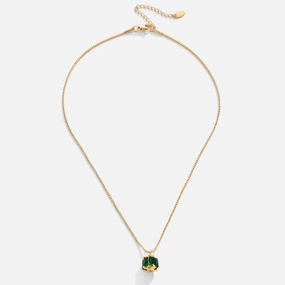 Smaragd Kubus Hänger