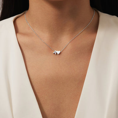 Ewige Liebe & Brief Silberne Kette