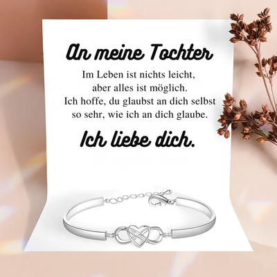 Armband für meine Tochter "Immer in meinem Herzen"