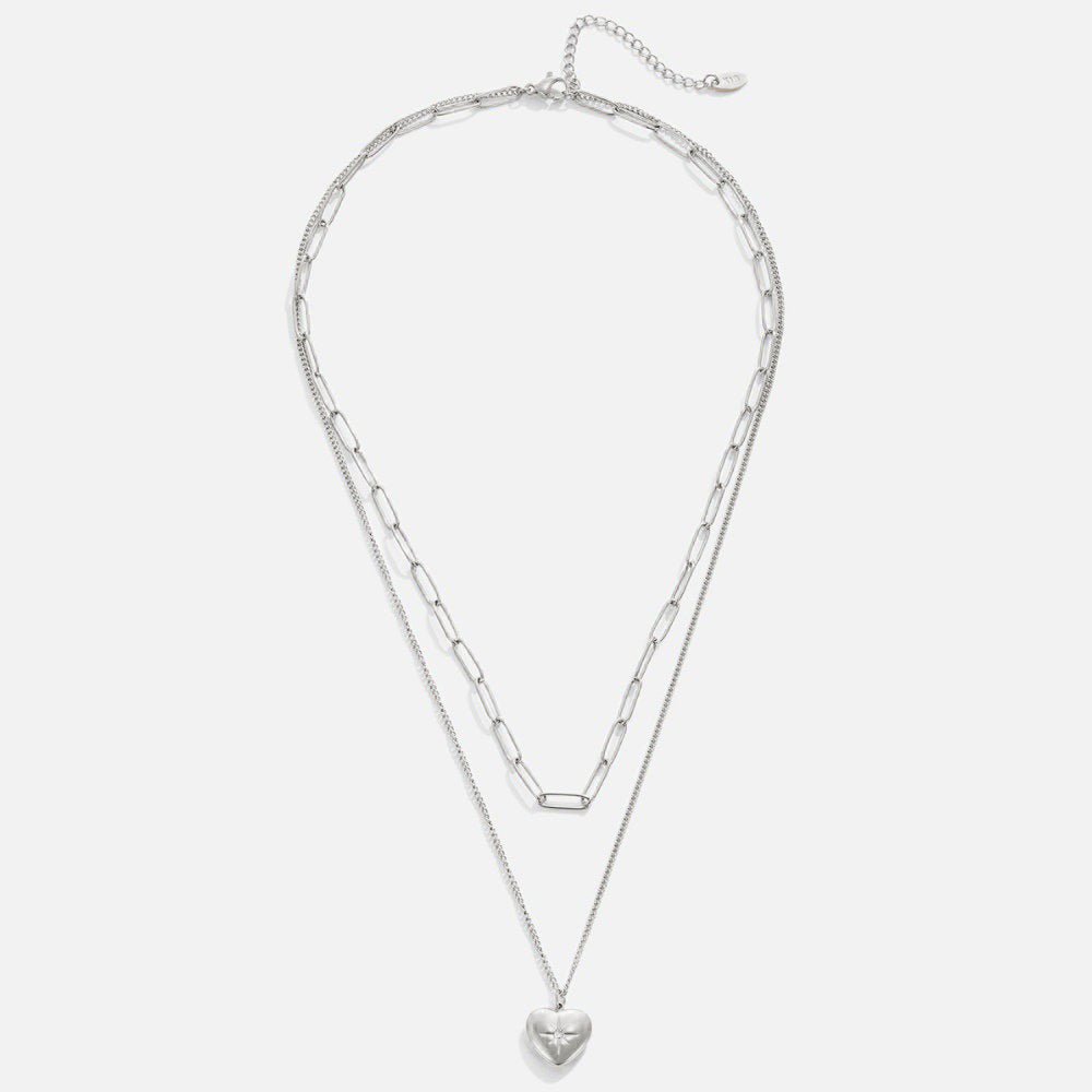 Hart & Paperclip Kette