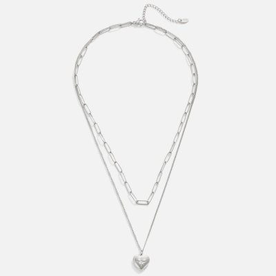 Hart & Paperclip Kette